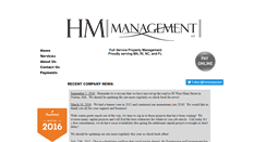 Desktop Screenshot of hmmanagementconsulting.com